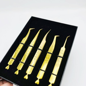 แหนบเคลือบพลาสม่าสีทอง45องศาสำหรับรัสเซียแหนบสลักรูปหัวใจผลิตจากเหล็กทนทานออกแบบโลโก้ได้ตามต้องการ - Product Image 4