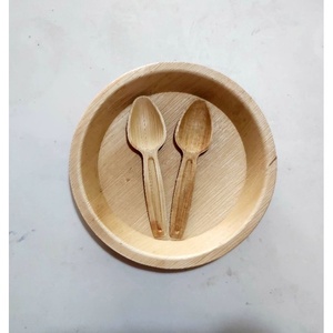 Assiette jetable en feuille de palmier d'arec vietnamienne, vaisselle compostable pour le déjeuner, le camping, l'extérieur, lotus bleu, Mme Amelia +84855014447 - Product Image 3