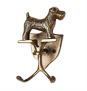 Dog Face Design Black Powder Coat Finishing Wall Hook Minimal Design Aluminium Hook Wall <b>Key</b> <b>Hanger</b> & Organizer Multipurpose - Product Image 2