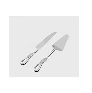 Juego de cubiertos de metal chapado en plata para pastel, juego de cubiertos de hoja forjada de lujo, para uso en bodas, gran oferta - Product Image 1