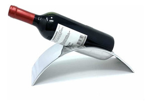 Soporte moderno minimalista para una sola botella de vino Adición llamativa para cocina, comedor o área de bar - Product Image 2