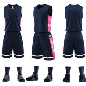 ชุดบาสเก็ตบอลฤดูกาลใหม่ 2023 ชุดกีฬาสำหรับผู้ใหญ่ ชุดยูนิฟอร์มระบายอากาศ ชุดบาสเก็ตบอลสำหรับฝึกซ้อมเด็ก กางเกงขาสั้น เสื้อผ้า - Product Image 5