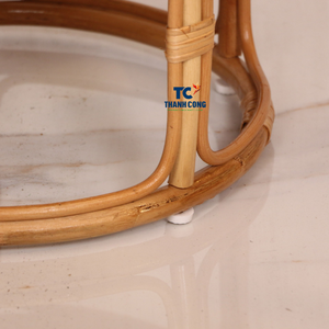 โต๊ะหวายหรูหราพร้อมฝังมุกสำหรับตกแต่งโรงแรมรีสอร์ทสปาเลานจ์เฟอร์นิเจอร์ภายในทำจากเวียดนาม - Product Image 3