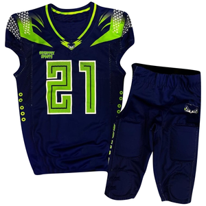 Diseño personalizado uniforme de fútbol americano al por mayor hecho en Pakistán uniforme de fútbol americano - Product Image 2