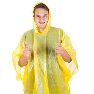 AG27 XL Poncho Impermeable Desechable Universal para una Persona, para Camping, Talla Única, Capa de Lluvia con Bolsillo - Product Image 1