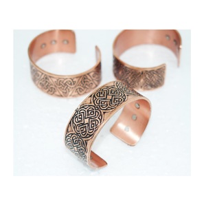 Trendy Design Indian Magnetic Colored Cooper Customized Name Eid international <b>bracelet</b> <b>Bracelet</b> Made of <b>Copper</b> Summer Jewelry - Product Image 1