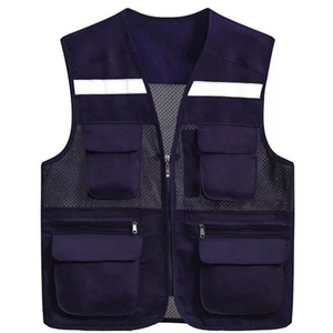 Multi-pocket Safety Clothing Construction Vest <b>Hi</b> <b>Vis</b> Riding Reflective Traffic Jacket Safety Vest Custom logo Haus Industries - Product Image 5