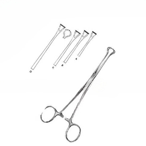 Forceps de préhension intestinale et tissulaire Babcock, manuel, 15,5 cm, acier inoxydable de haute qualité, instruments chirurgicaux - Product Image 1