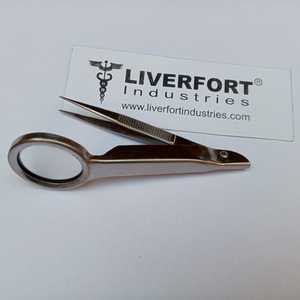 CE ISO Magnifying Glass Fine Pointed Tip Hair Splinter Removing <b>Beading</b> Tweezers Foreign Object Removal <b>Kit</b> Probe Eye Surgical - Product Image 6