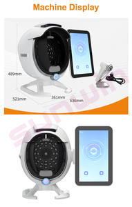 <span class=keywords><strong>OEM</strong></span> vente en gros 2025 analyseur de peau 3d intelligent analyseur de diagnostic de peau du visage analyseur de peau et de cheveux basé sur AI - Product Image 3