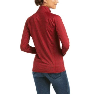 Wholesale Customizable Printed Knitted <b>Long</b> <b>Sleeved</b> <b>Base</b> <b>Layer</b> Women Equestrian Horse Riding Competition Shirts Quick Dry - Product Image 2