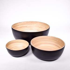 Producto Popular 2025: Juego de Tazones de Bambú Natural, Ecológico, en Caja de Regalo, Utensilios de Cocina, Color Veraniego, de Vietnam - Product Image 4