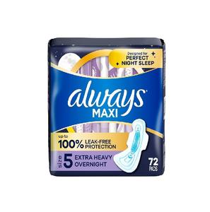 Comprar Always Maxi Overnight Pads con alas tamaño 5 Extra fuerte absorción suave cómodo protector contra fugas paquetes a granel para la venta - Product Image 3