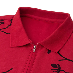 Increíble ropa de hombre nuevo estilo de moda Otoño verano temporada ropa Casual manga corta transpirable cremallera cuello polos - Product Image 4