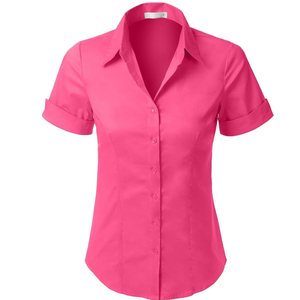 Nouveau Chemisier de Luxe pour Femme, Coupe Regular Business Casual, Doux et Confortable, Manches Longues, Formel pour le Bureau, Boutonné 100% Coton - Product Image 6