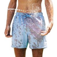Short de bain décontracté écologique pour homme - Conception flottante, respirant et séchage rapide, avec cordon de serrage - Maillot de bain d'été