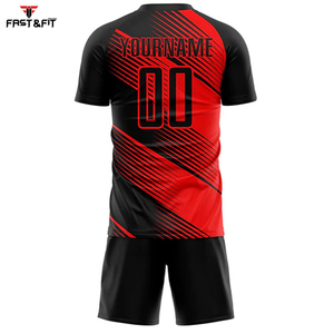 Venta caliente Ropa de entrenamiento Uniformes de fútbol Conjunto Venta caliente Ropa de fútbol con pantalones cortos Ropa de equipo Mejor precio Uniforme de fútbol - Product Image 3