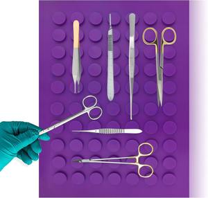 Tapis/coussinets pour instruments chirurgicaux magnétiques pour instruments chirurgicaux Plateaux d'instruments flexibles et antidérapants Tapis magnétiques - Product Image 4