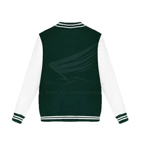 Chaqueta Letterman Personalizada para Hombre, con Logotipo Frontal, Estilo Urbano, Precio al por Mayor para Invierno, Gran Venta - Product Image 2