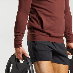 Vente en gros de sweats à capuche de gym personnalisés pour hommes label privé pulls molletonnés taille hiver vêtements de fitness - Product Image 6