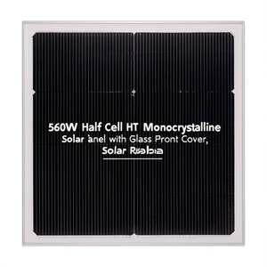 Panel Solar Monocristalino HJT de 560W con Media Celda y Cubierta Frontal de Vidrio - Product Image 2