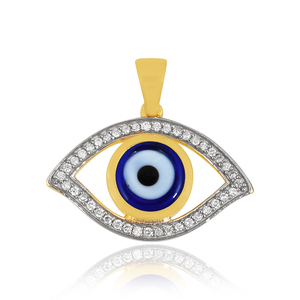 Colgantes finos Charms 925 Plata de ley mal de ojo collar joyería - Product Image 6