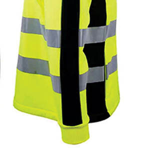 La mejor calidad, alta calidad, chaqueta de seguridad para hombre, poliéster transpirable, tamaño adulto, uniforme de moda de trabajo certificado EN, precio barato - Product Image 5