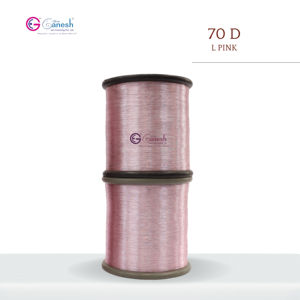 Fil à coudre torsadé haute ténacité Technique d'armure fine pour quilting Broderie Finition lisse Motif teint - Product Image 1