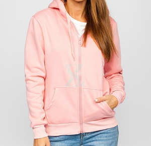 Sudaderas con capucha y cremallera lavadas con ácido para mujer con logotipo personalizado al mejor precio, sudaderas con capucha de moda Vintage, conjunto de chándal personalizable - Product Image 2