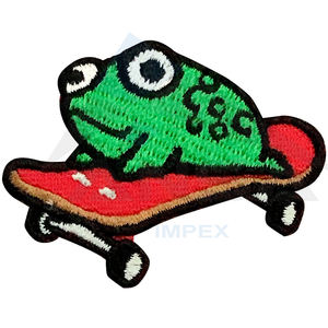 2024 nueva llegada parches bordados personalizados parches de tela de hierro de diseño múltiple con lentejuelas PVC y Material de fieltro - Product Image 4