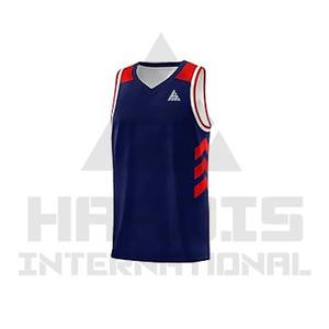 Maillot de basket-ball personnalisé en gros hommes uniformes de basket-ball vêtements de basket-ball maillot de sport 100% cousu de qualité supérieure plaine - Product Image 3