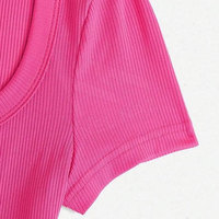Camisetas cortas de mujer con logotipo personalizado transpirable de secado rápido Camisetas de ropa de mujer de diseño OEM