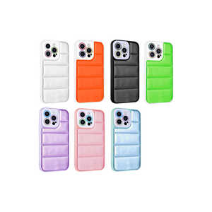 Coque en silicone rose de luxe Netzy pour iPhone 12 Pro Max, design rectangulaire en silicone souple, protection antichoc de l'appareil photo, style 'Ins' - Product Image 2