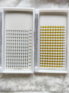 7D Luxe Personnalisable Professionnel Noir Lueur Foncé Cheveux Synthétiques Extensions de Cils Plateau Mixte Longueur Volume (15mm) pour la Beauté - Product Image 3