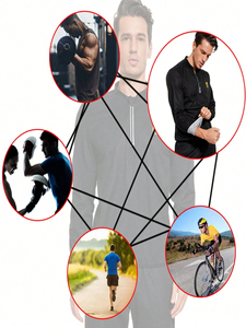 Men Custom Logo Men Two Piece Sets Sports Wear Joggers Set Men <b>Tracksuit</b> Set With Side Stripe Gym Training <b>Tracksuits</b> - Product Image 5