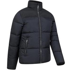 Mode Nylon Bulle Puffer Veste Matelassée Hiver Polyester Zip Veste Vêtements De Sport Coupe-Vent Coupe-Vent Couleur Bloc Hommes Vestes - Product Image 2