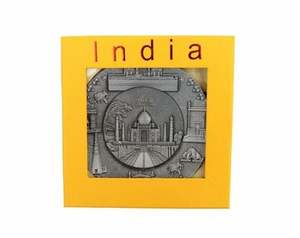 Assiette Souvenir Culturelle du Taj Mahal Faite à la Main, Élégante Assiette Souvenir du Taj Mahal, Provenant d'un Exportateur Indien, Prix de Gros - Product Image 3