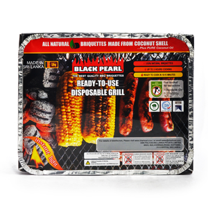 2024 New <b>Disposable</b> Aluminum <b>Disposable</b> <b>BBQ</b> Grill Low Ash Content, Smokeless From NAGAHAWATTA EXPORTERS - Product Image 1