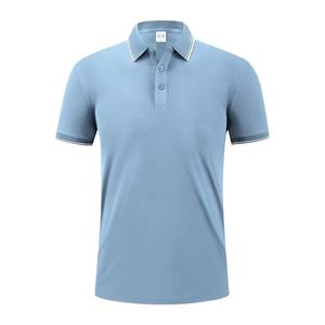Golf de secado rápido de punto de alta calidad para hombre, marca personalizada, Color sólido, estilo inglés, ajuste holgado, talla grande, suministro de fábrica - Product Image 3