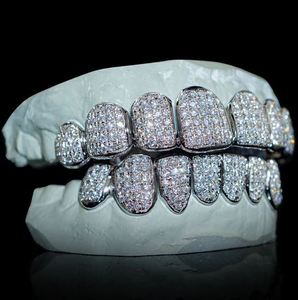 Custom Fit Fine Jewelry Handset Gold 8X8 925 Silver Burstdown VVS Moissanite ICED VVS MOISSANITE GRILLZ with Straight Setting - Product Image 2