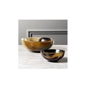 Véritable corne de buffle Écologique Jetable Sculpté Style Européen Dessert Salade Bol de Service Naturel Table À Manger Configuration À Faible Coût - Product Image 1