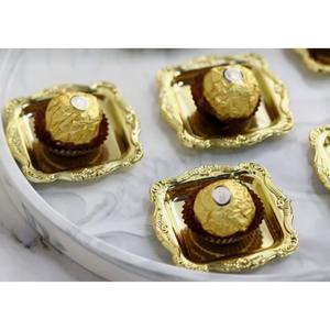 Modern Metal <b>Chocolate</b> Tray with Metal Handicraft Durable for Repeated Use in Home Bakery Professional Kitchens - Product Image 2