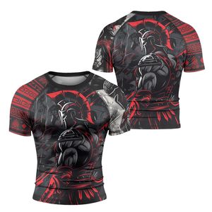 Haut de compression respirant à manches courtes haute performance pour les entraînements intenses, vêtements d'entraînement athlétique personnalisés - Product Image 6