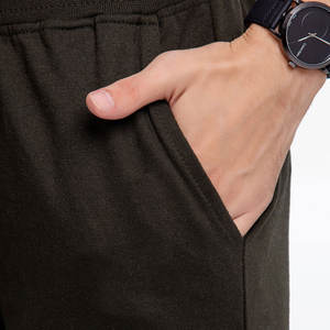 Vente en gros de pantalons de survêtement ajustés de couleur unie pantalons en polaire empilés en éponge française pantalons de survêtement pour hommes pantalons de jogging pour hommes - Product Image 6