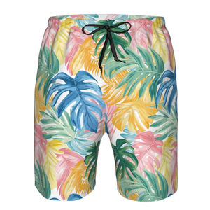 Shorts de plage pour hommes OEM, impression personnalisée, séchage rapide, légers, décontractés, pour la piscine, la plage, les vacances et l'été - Product Image 4