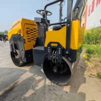 Moteur diesel YURUI 1Ton et système vibratoire Mini compacteur à rouleaux robustes pour le compactage d'asphalte et de sol