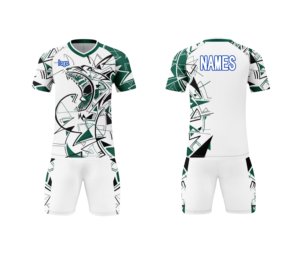 Uniforme de football rétro 100% polyester de haute qualité à prix compétitif, respirant, anti-UV et confortable - Product Image 2