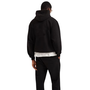 Sudadera con capucha suelta para parejas para hombres Básicos Algodón mezclado Color sólido Algodón puro Estilo de pareja Sudadera con capucha - Product Image 6