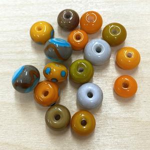 โคมไฟแก้วลายรุ้งหลากสี4มม. 6มม. 10มม. Murano millefiori ลูกปัดสร้อยข้อมือคริสตัลหลวมเครื่องประดับการทำตัวเลือก - Product Image 4