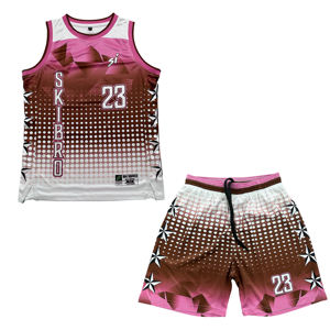 ชุดบาสเก็ตบอลพิมพ์ซับลิเมชันสินค้าขายดี - Product Image 1